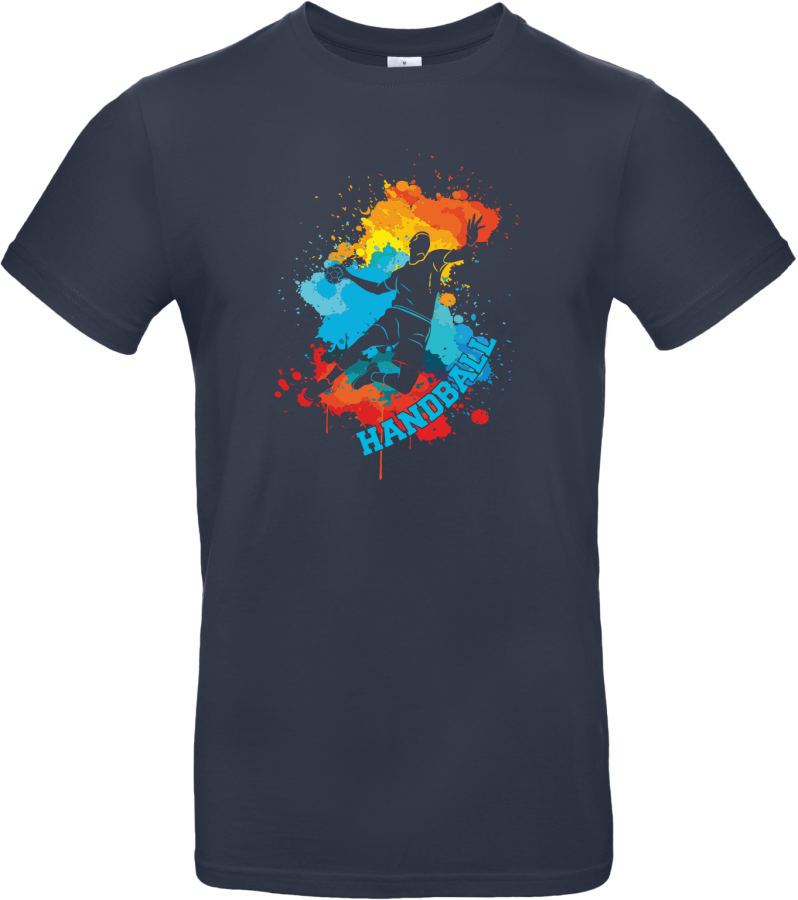 T-Shirt Handball Sunset Splash Man